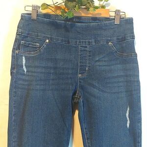 Lee. Stretchy Fit Jeggings. Elastic waist. Size Medium